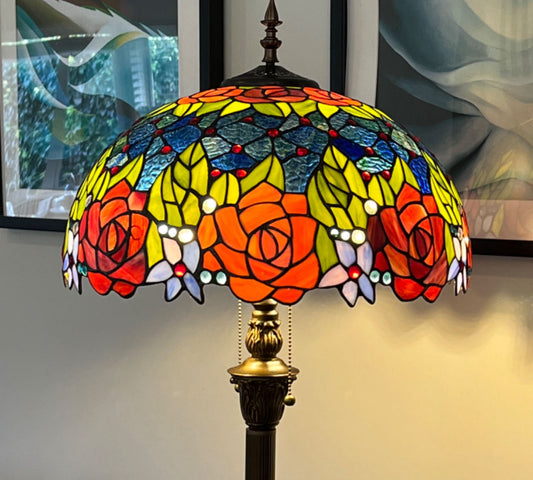 CDH Tiffany Floor Lamp (16113) 16" 40CM Shade