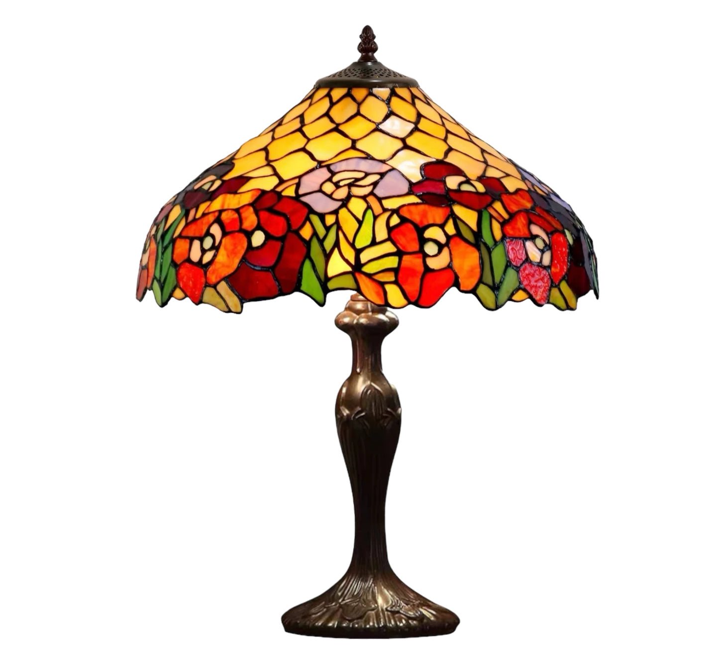 CDH 16" Tiffany Table Lamp 40cm Shade (15026)