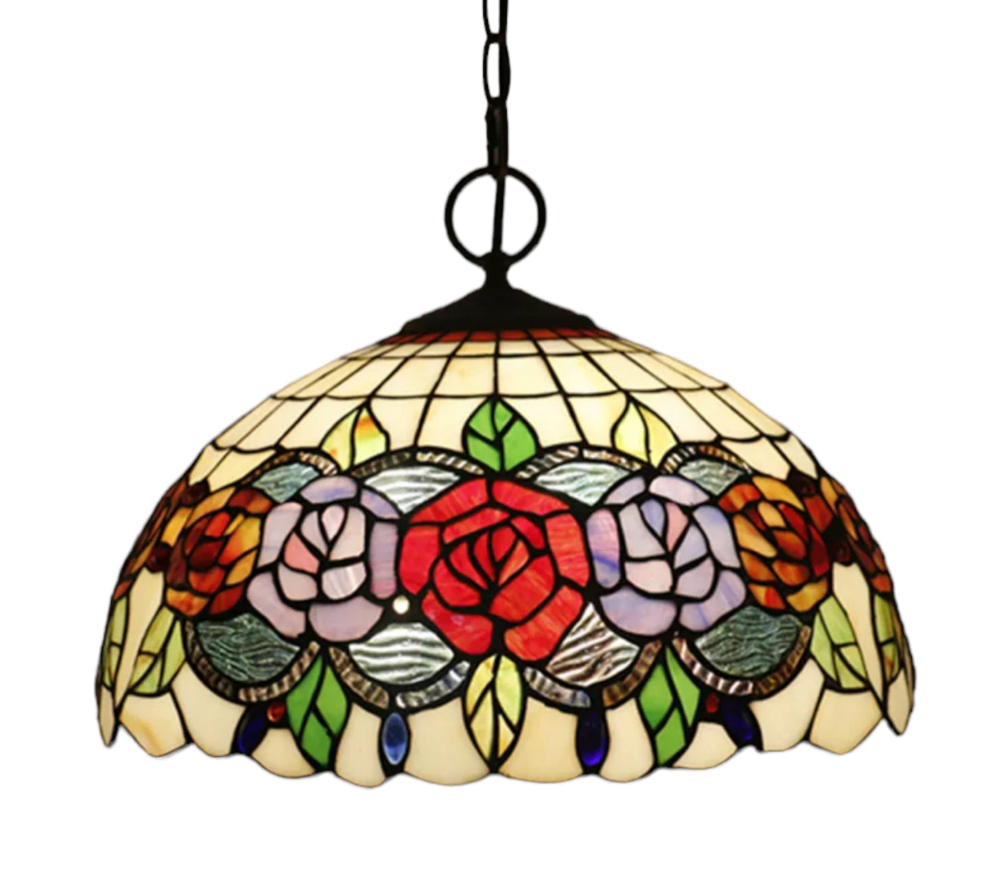CDH 12" Tiffany Pendant Lamp 30cm shade (12081C)