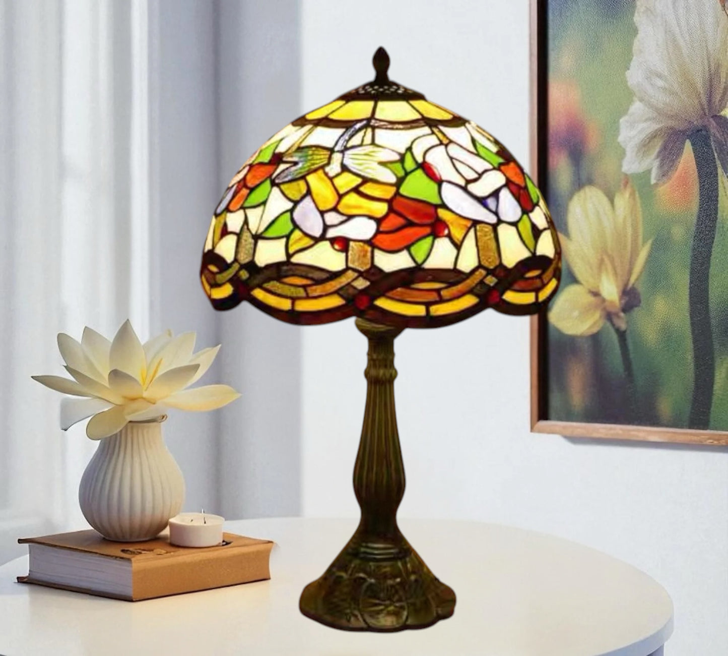 CDH 12" Tiffany Table Lamp (15002T)