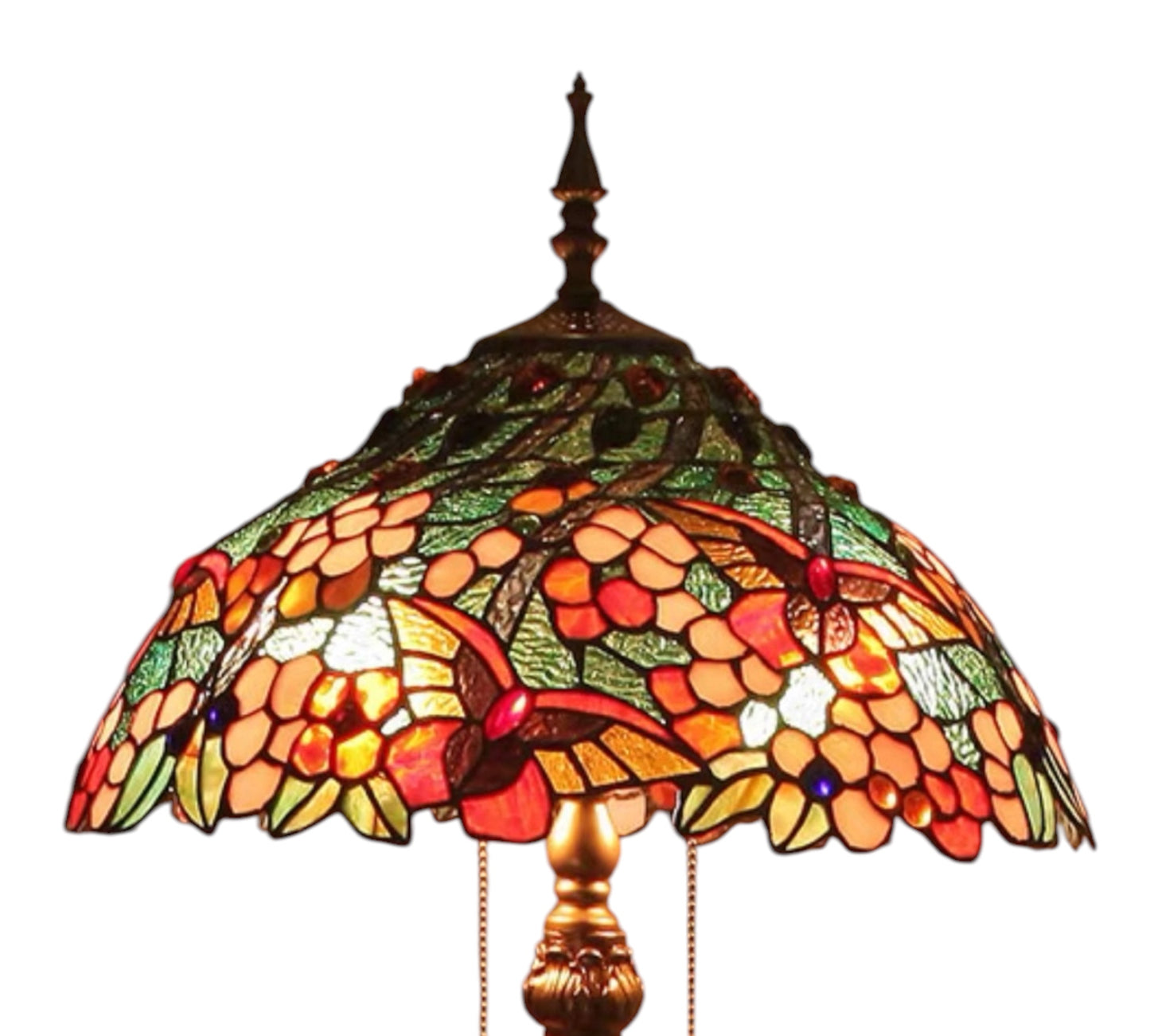 CDH Tiffany Floor Lamp (16075) 16" 40CM Shade