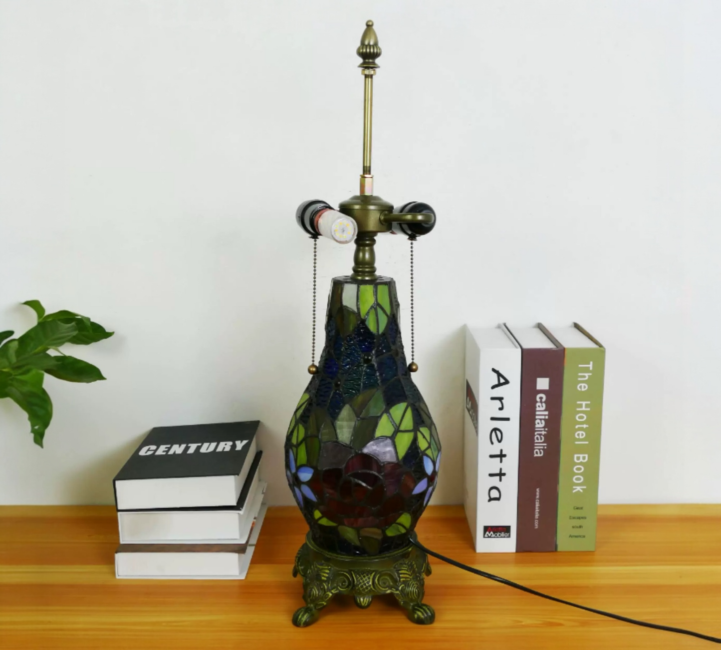 CDH 16" Tiffany Table Lamp 40cm Shade (15061D)