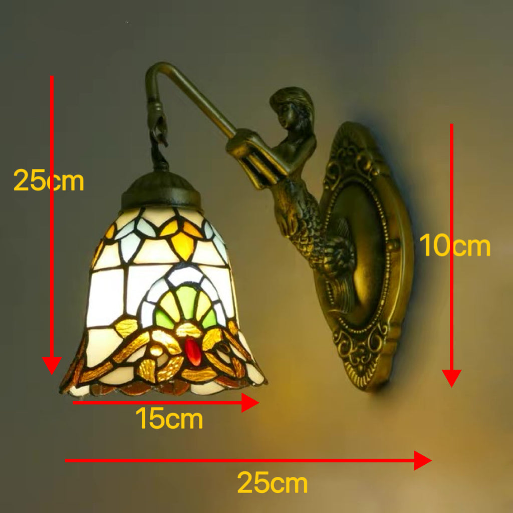 CDH Tiffany Wall Lights with 15cm Shade (12033Q)