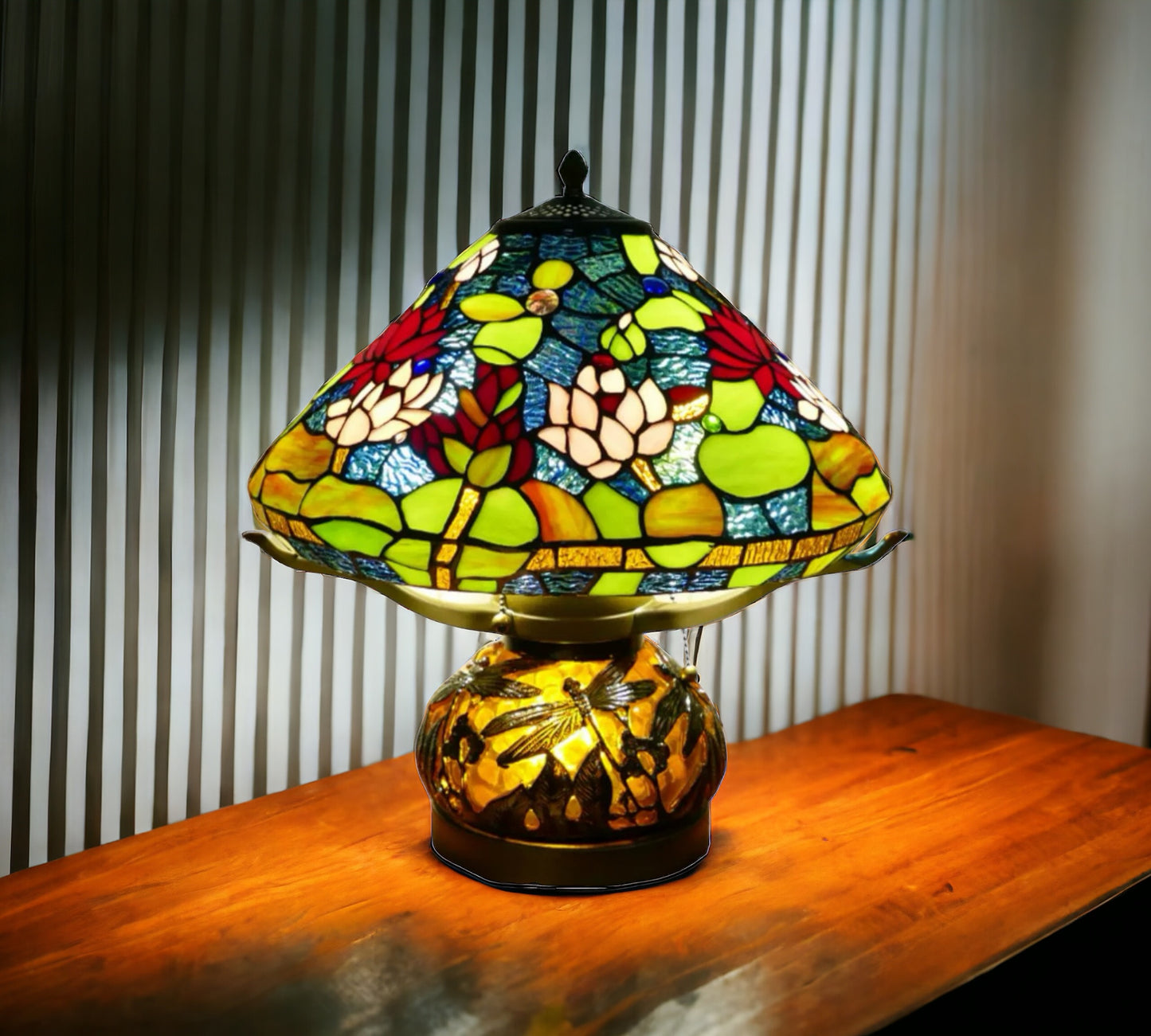 CDH 16" Tiffany Table Lamp 40cm Shade (15062)