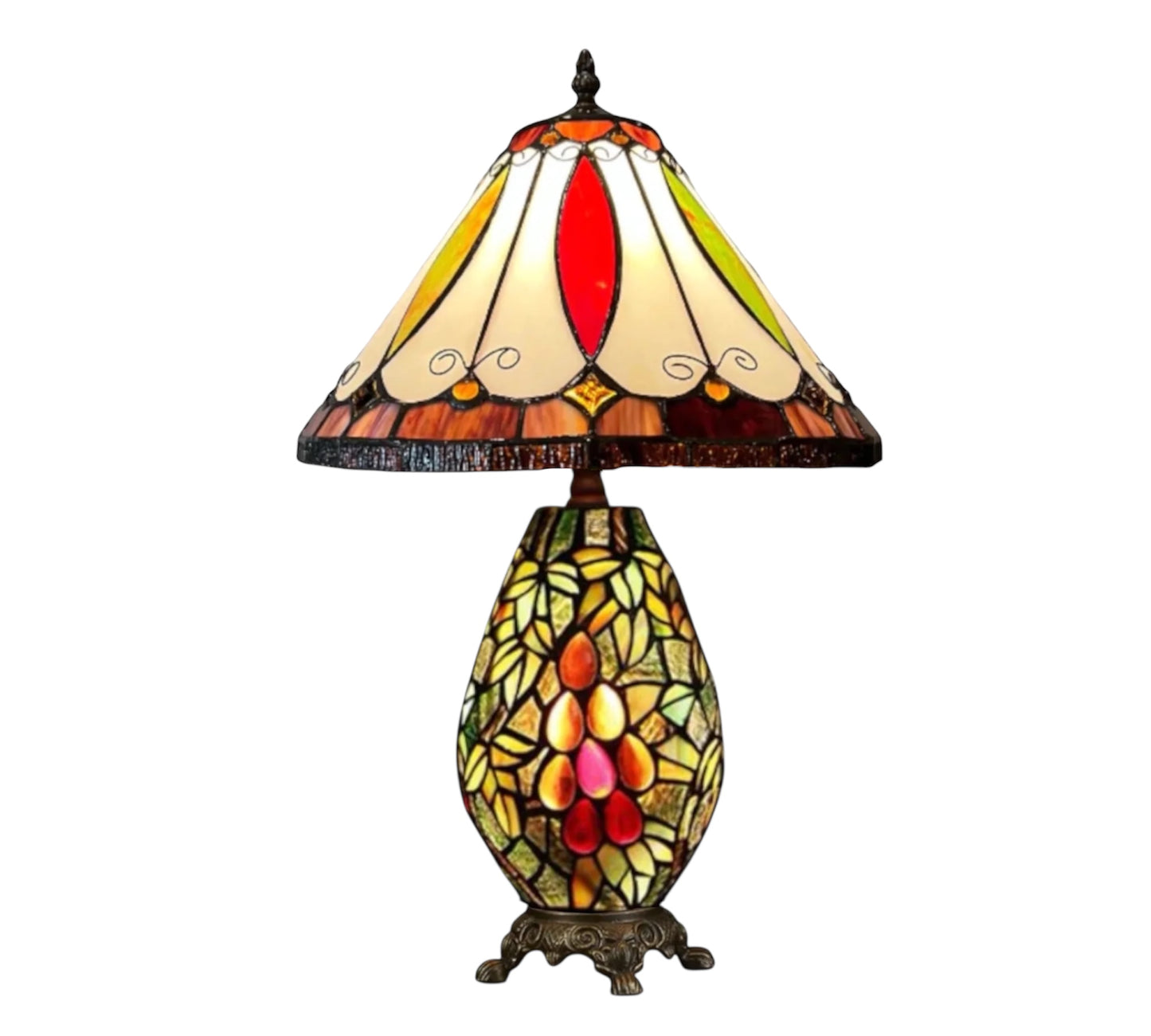 CDH 12" Tiffany Table Lamp (12002A)