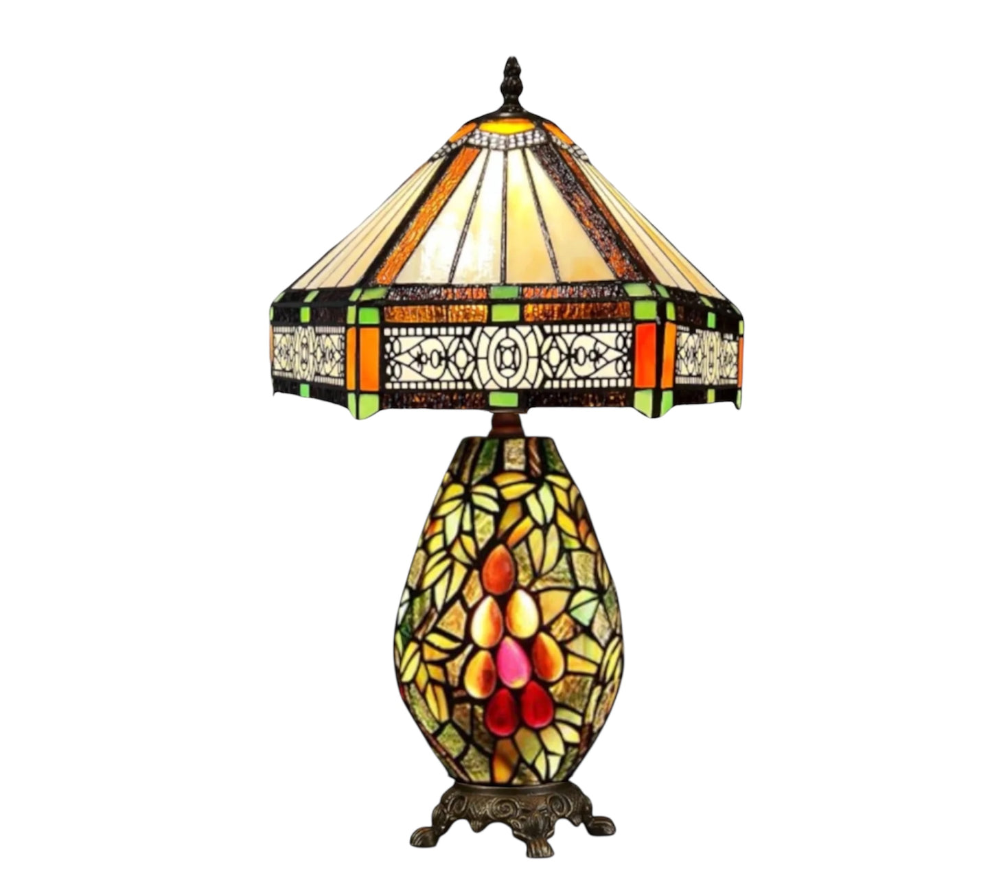 CDH 12" Tiffany Table Lamp (12004A)