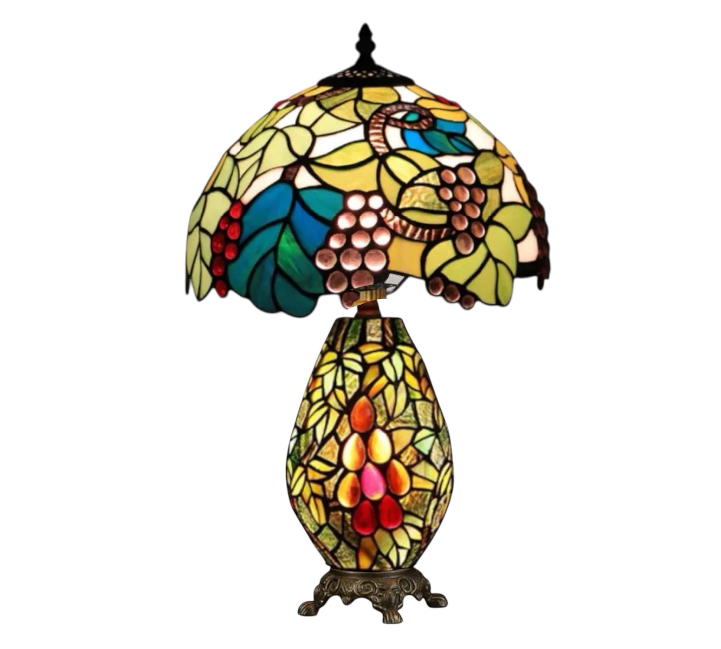 CDH 12" Tiffany Table Lamp (12090A)