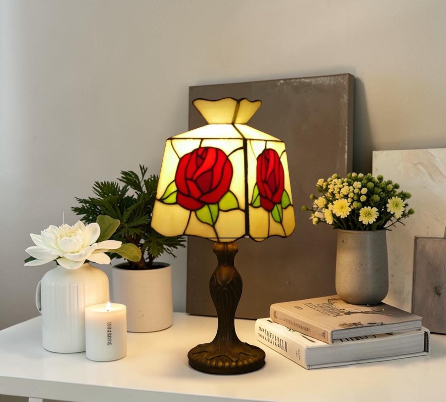 CDH 10" Tiffany Table Lamp with 20cm Shade (12303S)