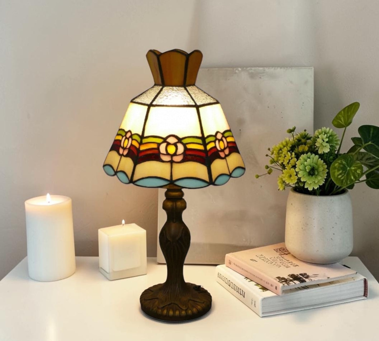 CDH 10" Tiffany Table Lamp with 20cm Shade (12301S)