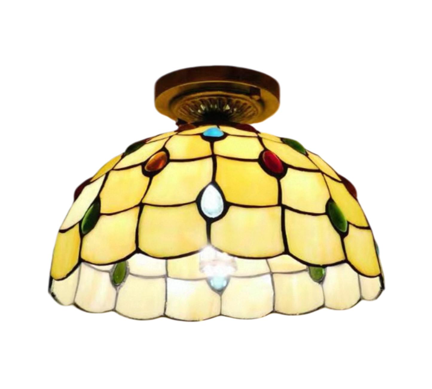 CDH 12” Tiffany Style Downlight Ceiling Lights with 30cm Shade (12103DL)