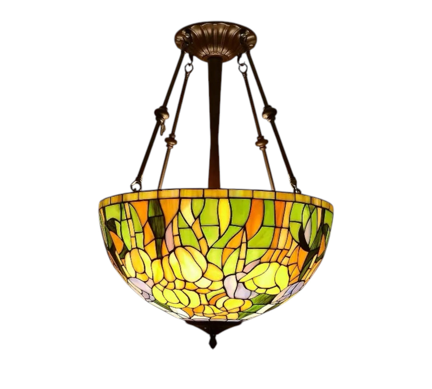 CDH 18" Tiffany Pendant Lamp 46cm shade (19050XCR)