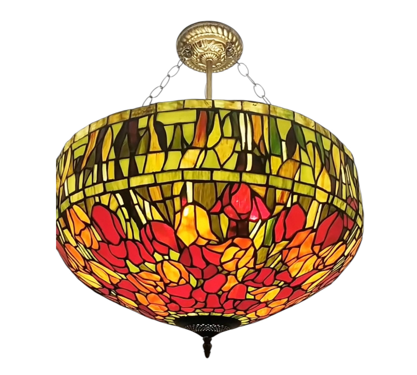 CDH 20” XLARGE Tiffany Upright Lamp with 50cm shade (19049CXR)