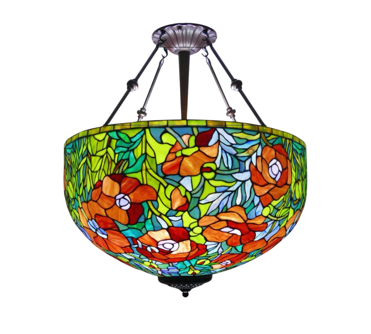 CDH 24” XXLARGE Tiffany Upright Lamp with 60cm Shade (19051CXR)