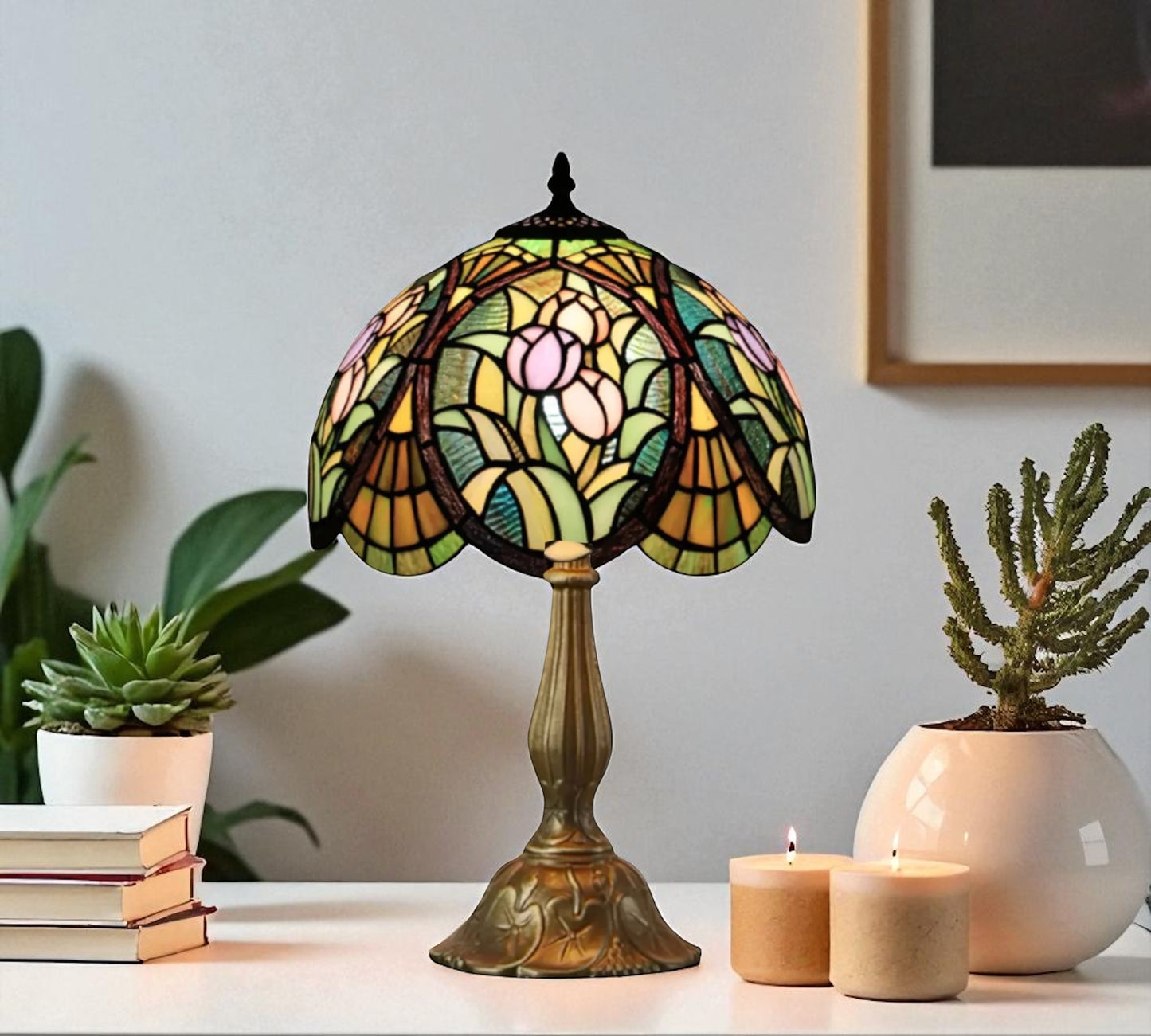 CDH 12" Tiffany Table Lamp (12097)