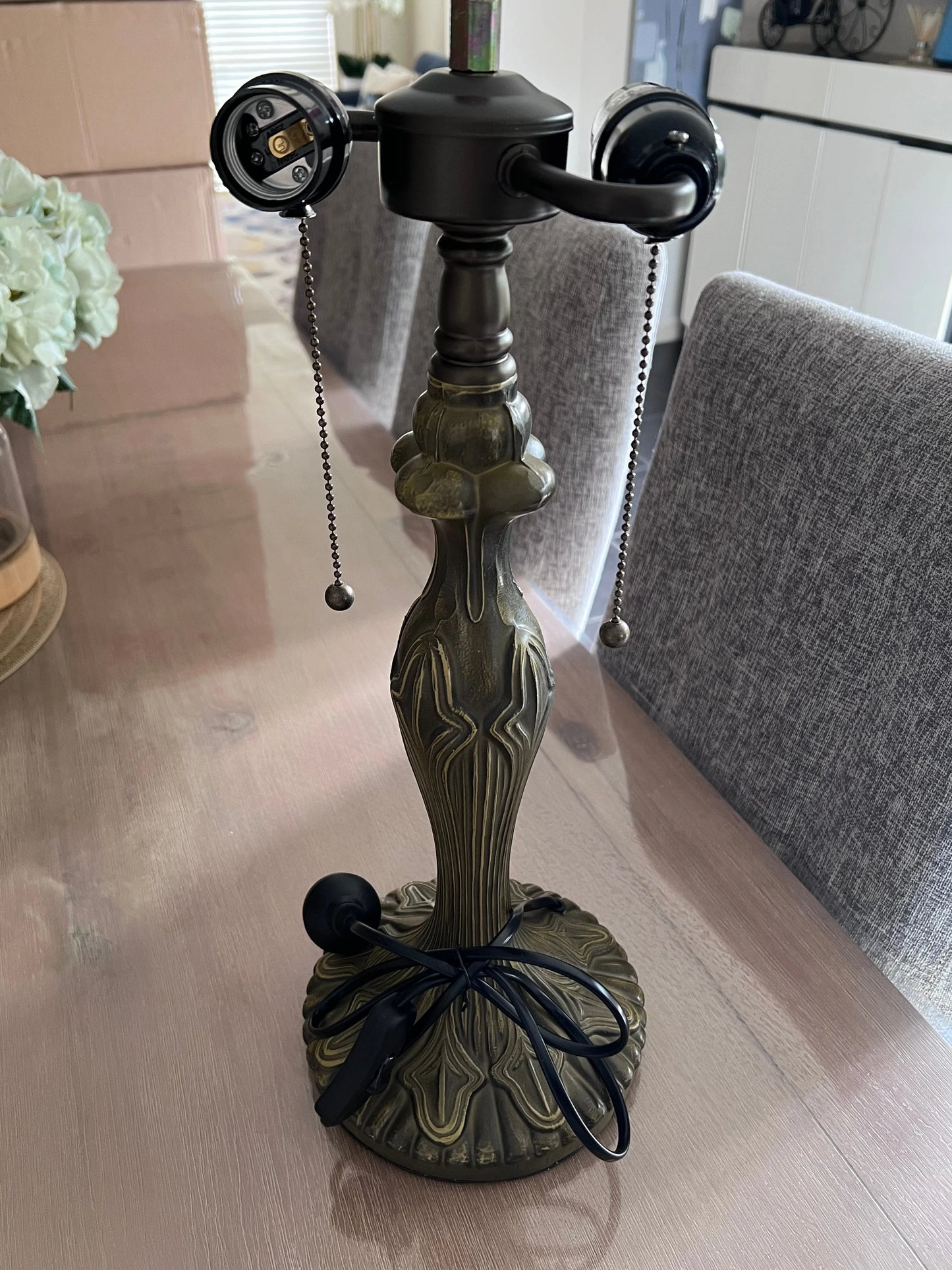 CDH 16" Tiffany Table Lamp 40cm Shade (15025R)