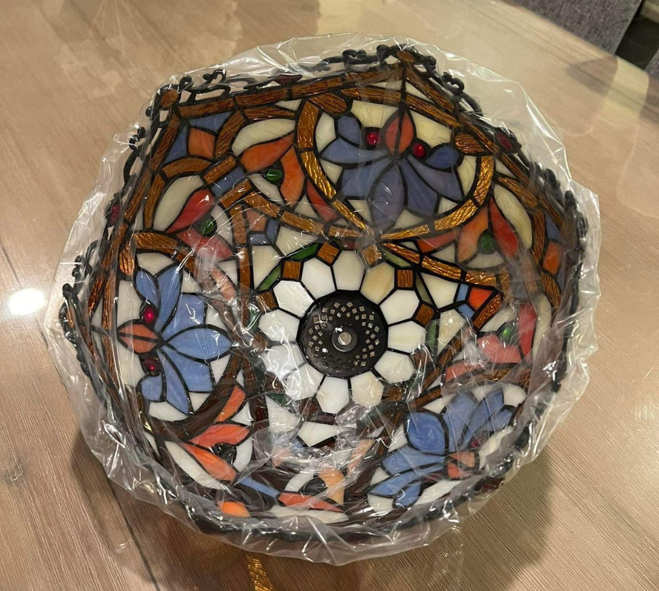 CDH 12" Tiffany Pendant Lamp 30cm shade (12011C)