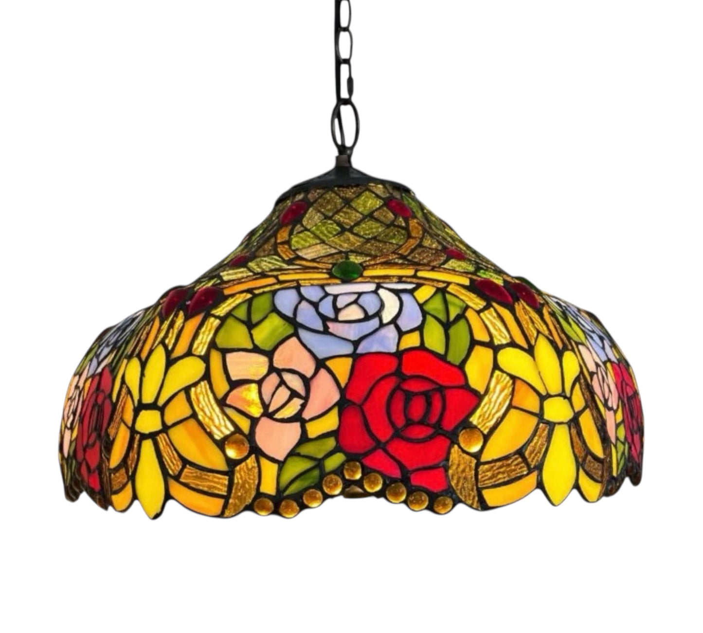 CDH 18" XLARGE Tiffany Pendant Lamp 46cm shade (19006C)