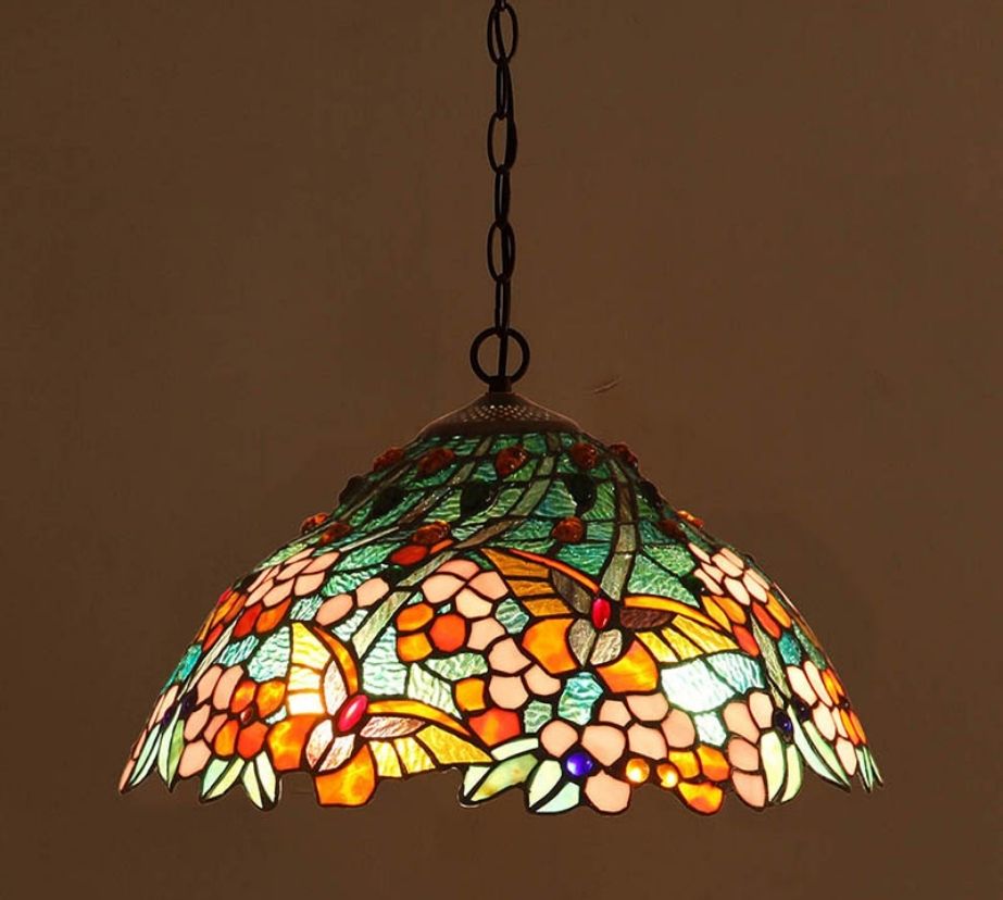 CDH 16" Tiffany Pendant Lamp 40cm shade (16075C)