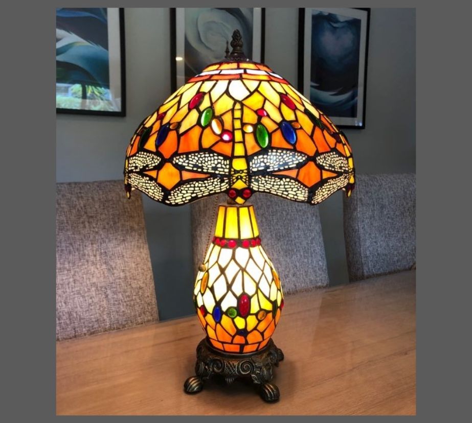 CDH 12" Tiffany Table Lamp (12076)