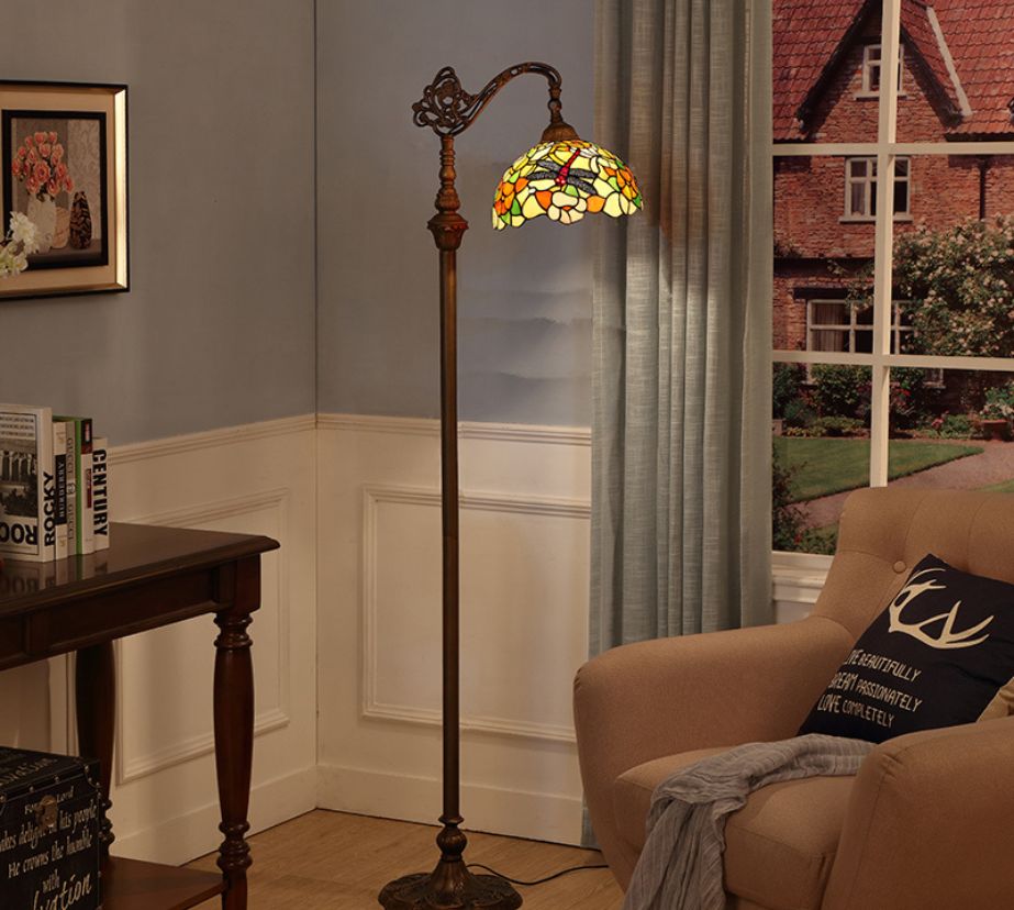 CDH Tiffany Floor Lamp (12043F) 12" 30CM Shade