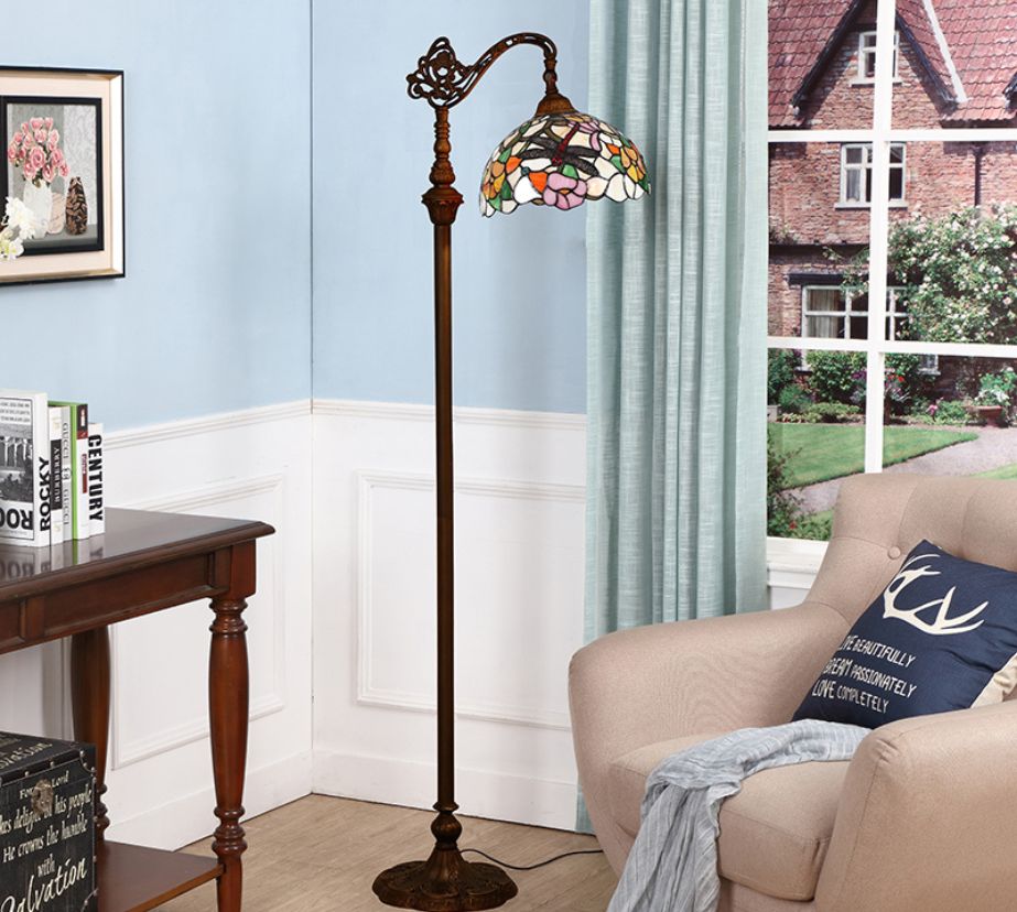 CDH Tiffany Floor Lamp (12043F) 12" 30CM Shade