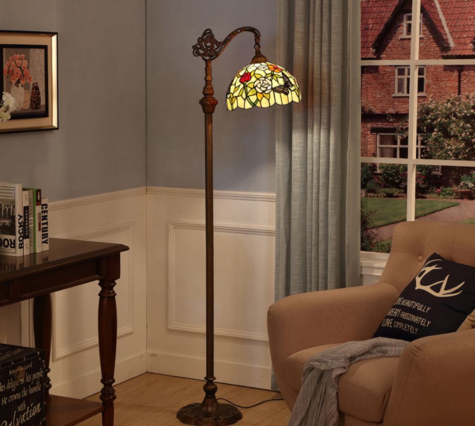 CDH Tiffany Floor Lamp (12051F) 12" 30CM Shade