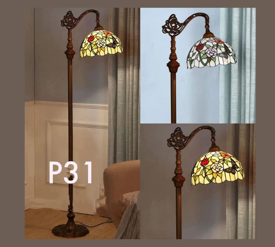CDH Tiffany Floor Lamp (12051F) 12" 30CM Shade