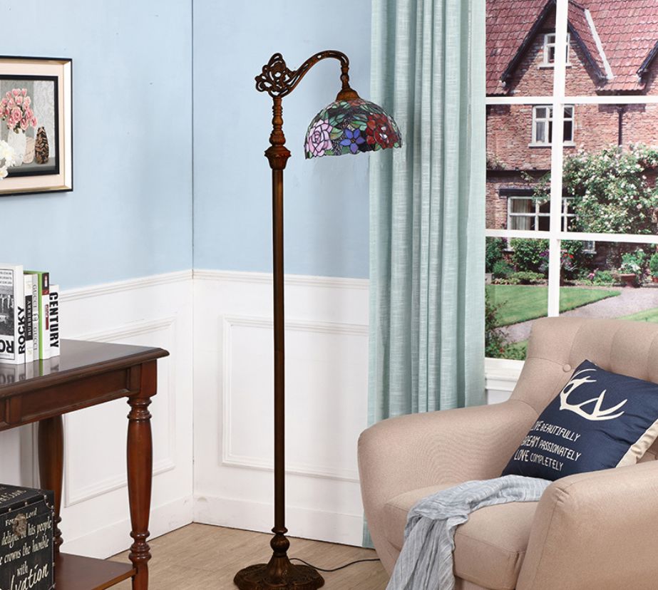 CDH Tiffany Floor Lamp (12072F) 12" 30CM Shade