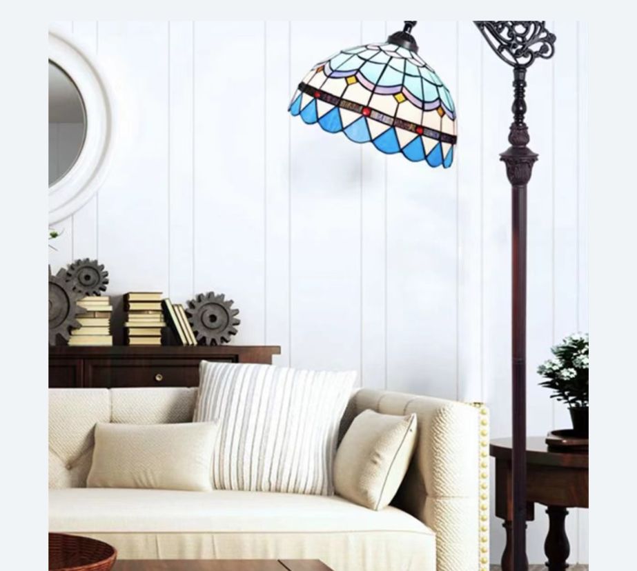 CDH Tiffany Floor Lamp (12101F) 12" 30CM Shade
