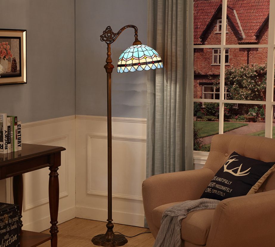 CDH Tiffany Floor Lamp (12101F) 12" 30CM Shade