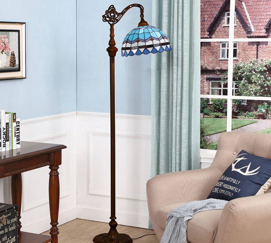 CDH Tiffany Floor Lamp (12101F) 12" 30CM Shade