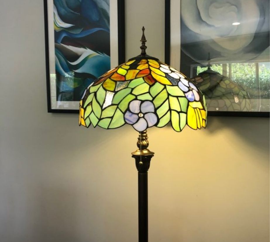 CDH Tiffany Floor Lamp (16002) 16" 40CM Shade