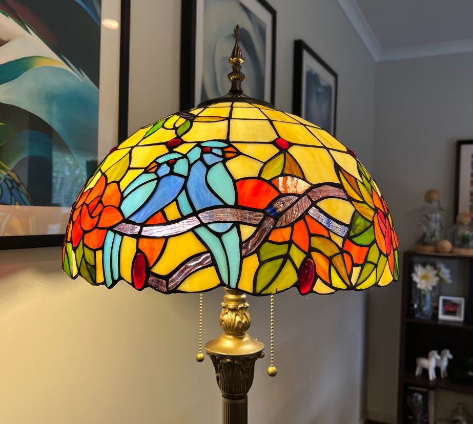 CDH Tiffany Floor Lamp (16056) 16" 40CM Shade