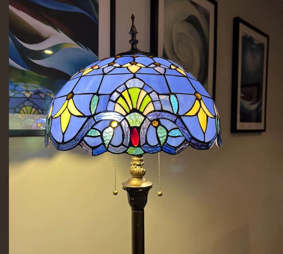 CDH Tiffany Floor Lamp (16942) 16" 40CM Shade
