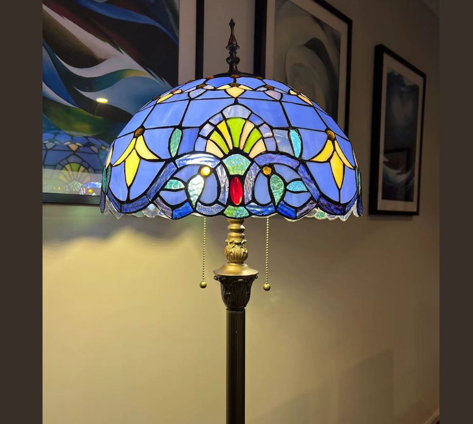 CDH Tiffany Floor Lamp (16942) 16" 40CM Shade