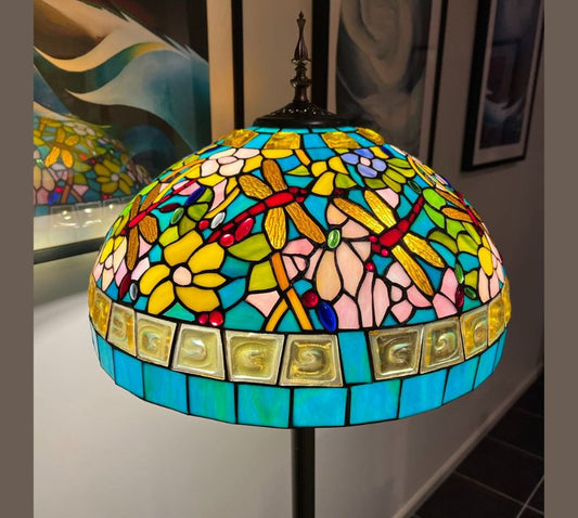 CDH Tiffany Floor Lamp 18" XLARGE 46CM shade (19004)