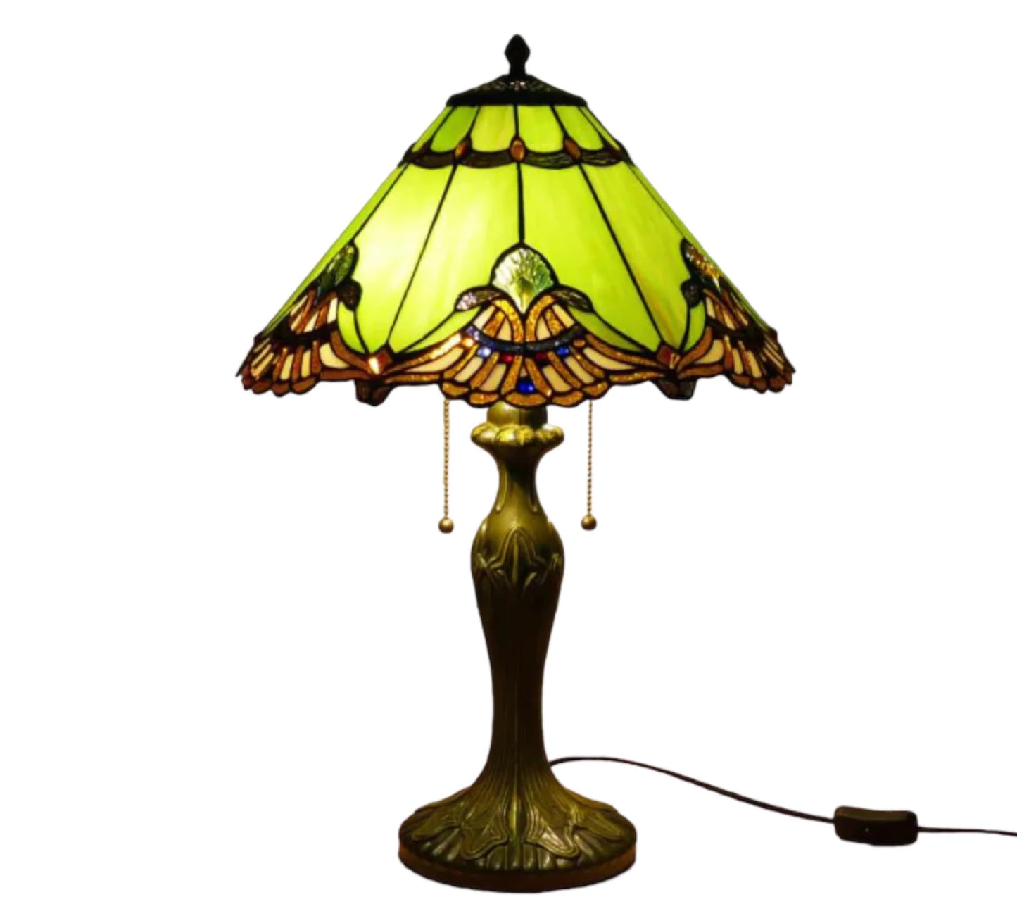 CDH 16" Tiffany Table Lamp 40cm Shade (15019)