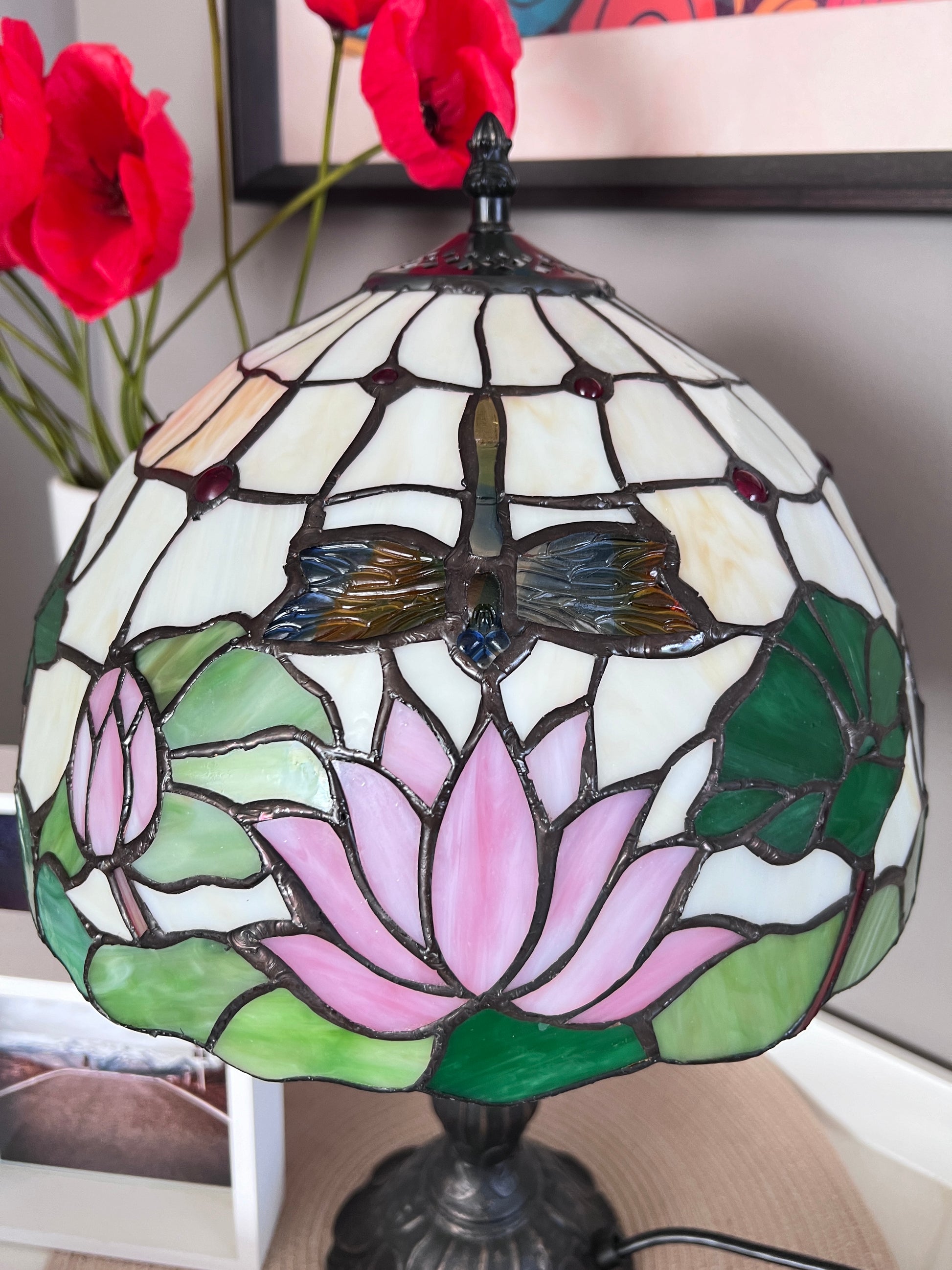 CDH 16" Tiffany Table Lamp 40cm Shade (15037)