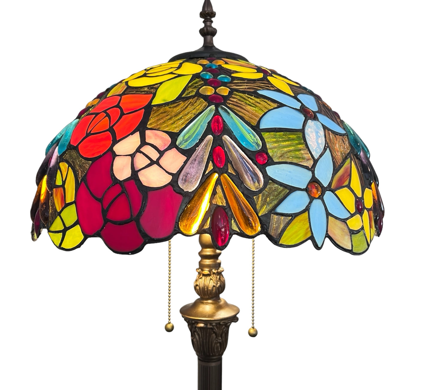 CDH Tiffany Floor Lamp (16114) 16" 40CM Shade