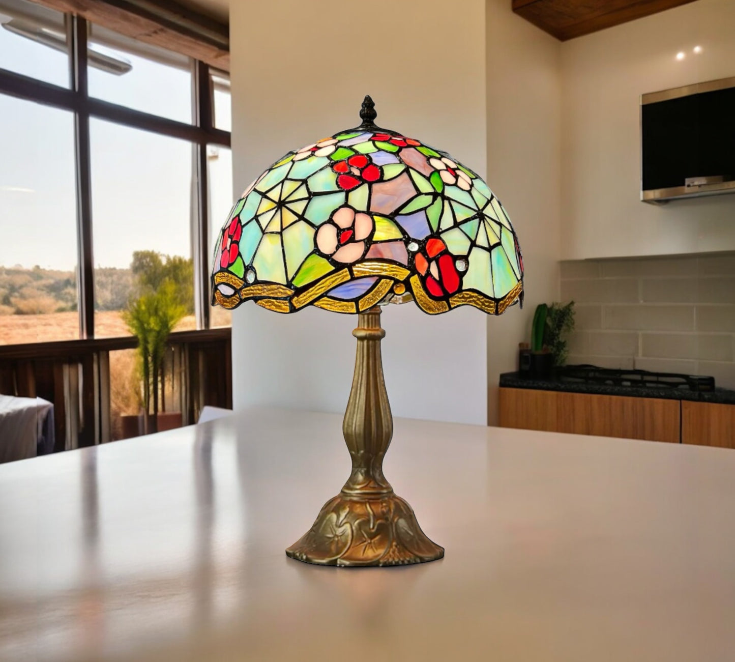 CDH 12" Tiffany Table Lamp (12008)