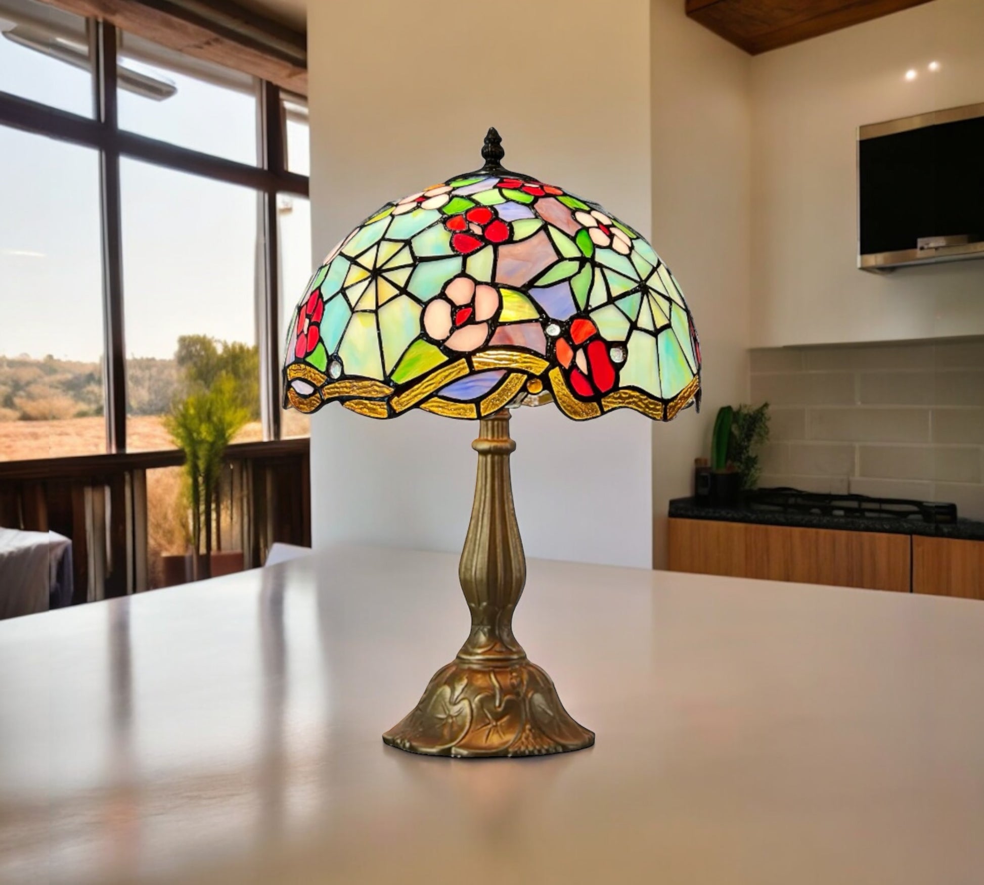 CDH 12" Tiffany Table Lamp (12008)