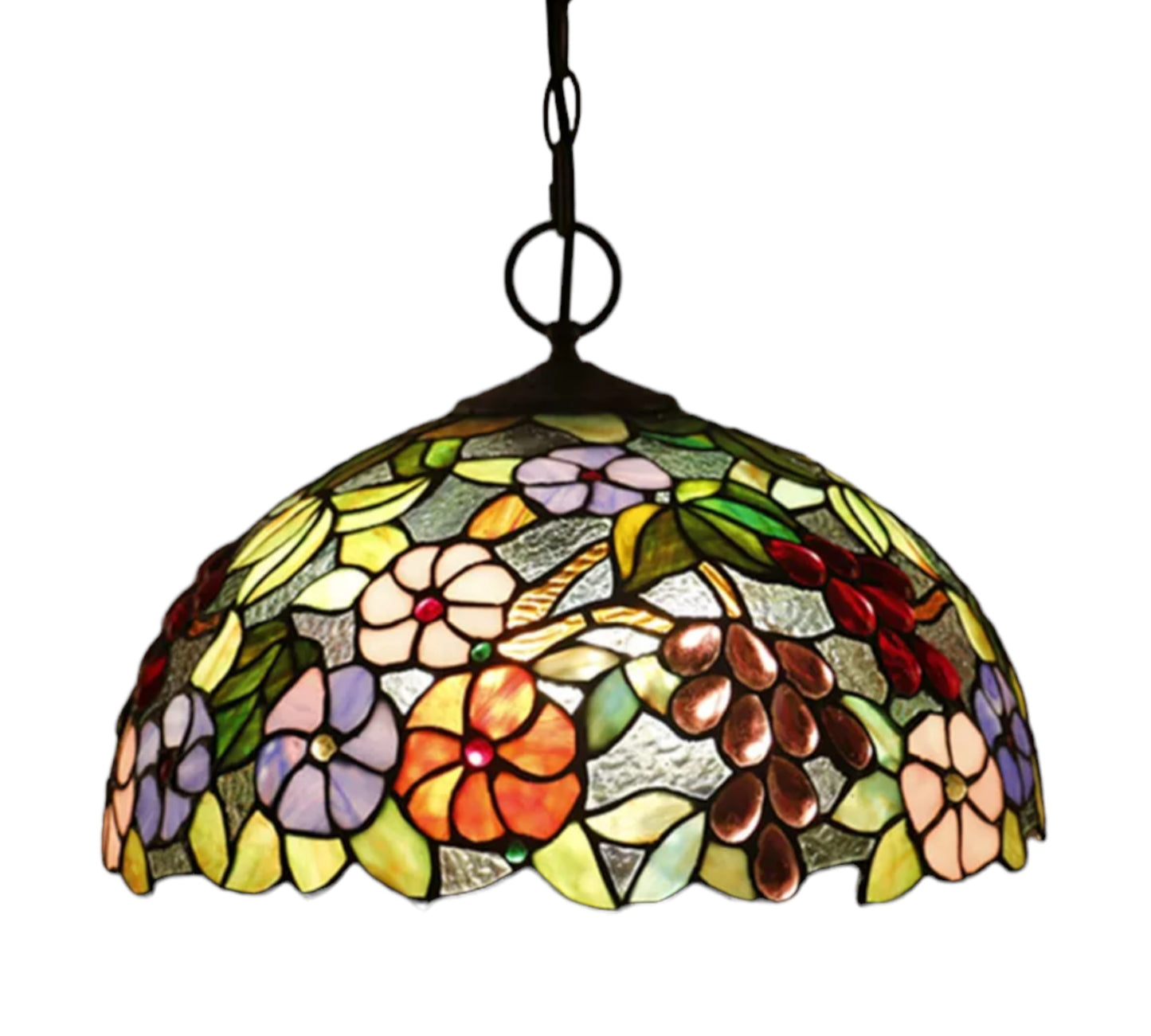 CDH 12" Tiffany Pendant Lamp 30cm shade (12083C)