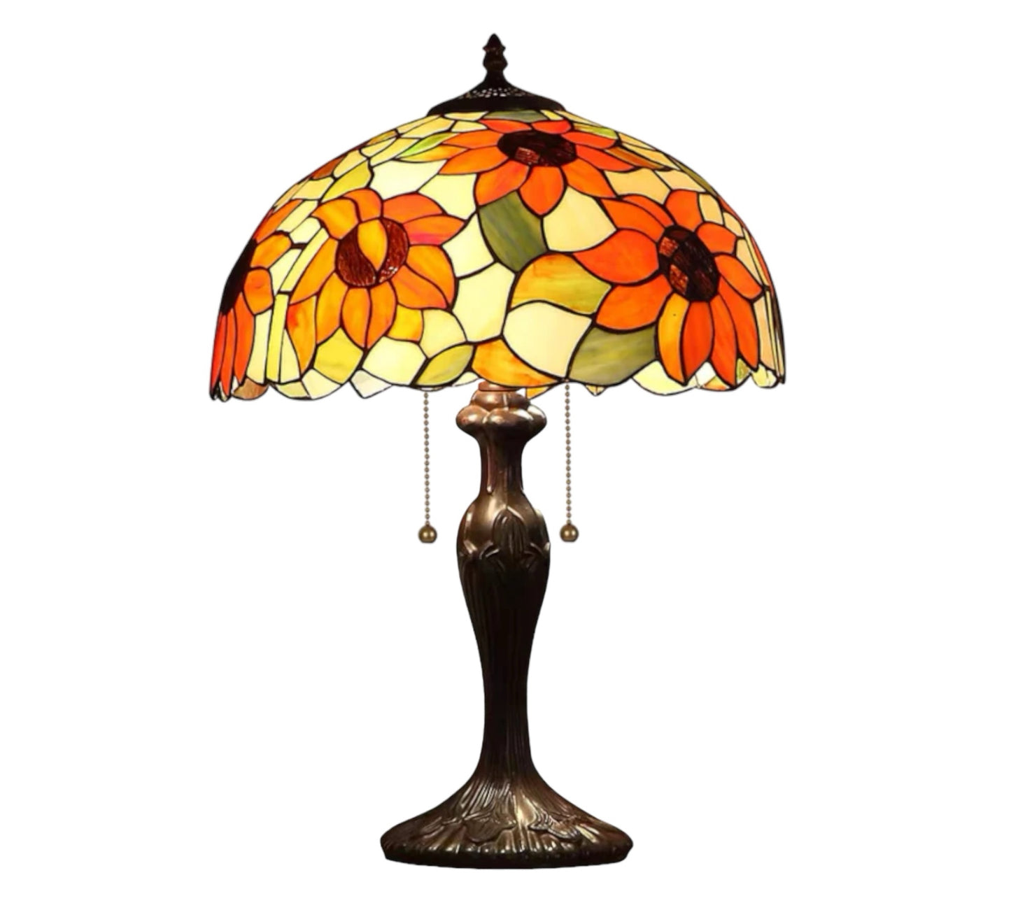 CDH 16" Tiffany Table Lamp 40cm Shade (15040)
