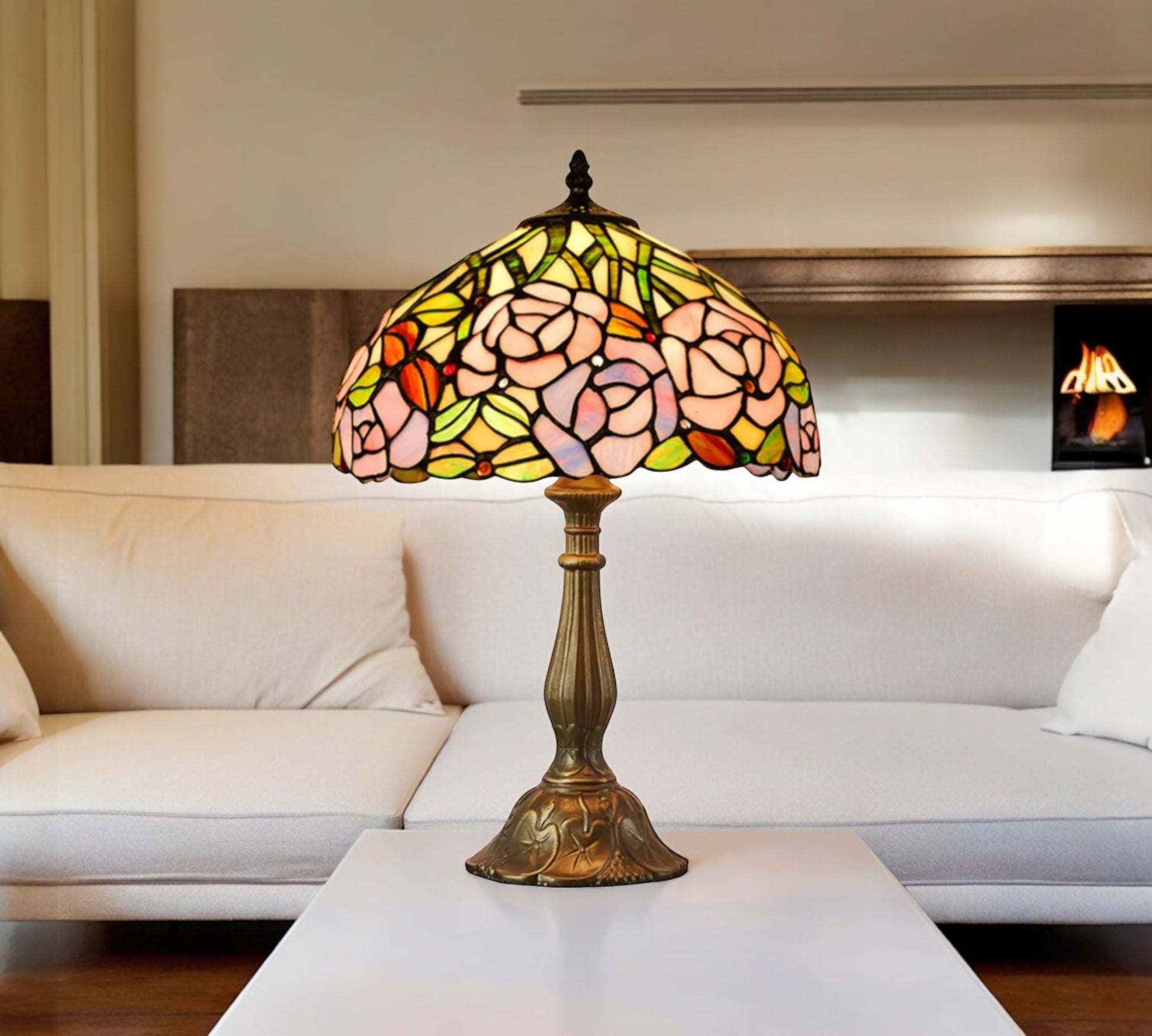 CDH 12" Tiffany Table Lamp (12098)