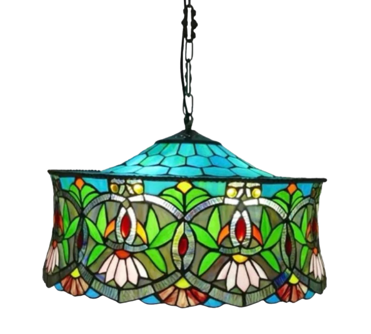CDH 18" XLARGE Tiffany Pendant Lamp 46cm shade (19001C)