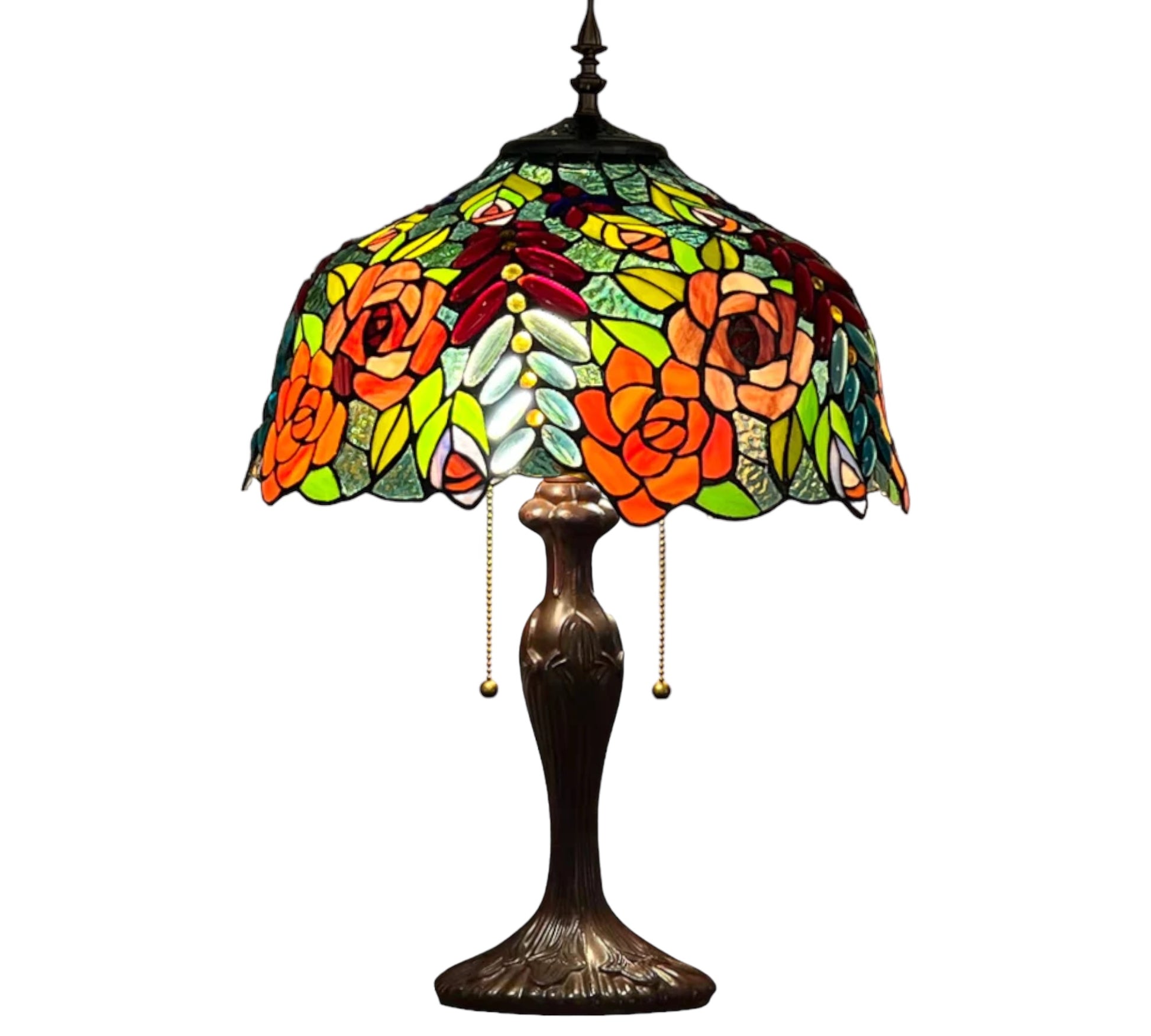 CDH 16" Tiffany Table Lamp 40cm Shade (15012)