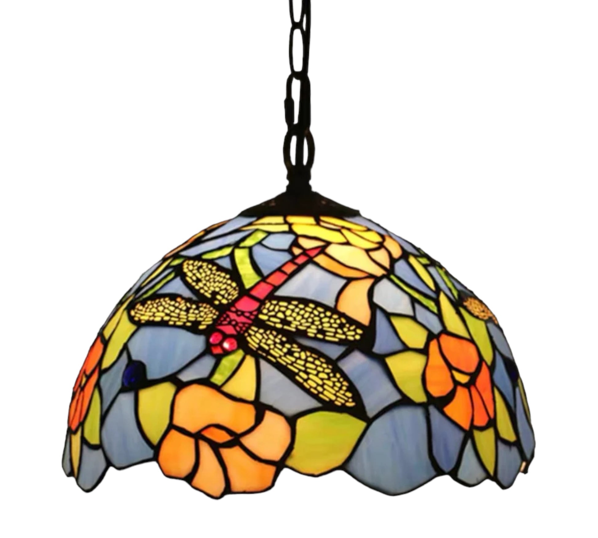 CDH 12" Tiffany Pendant Lamp 30cm shade (12716C)