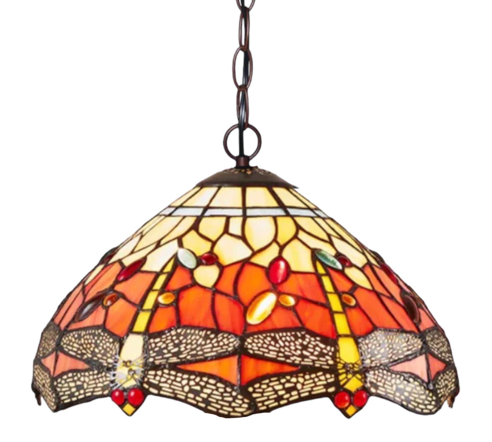 CDH 12" Tiffany Pendant Lamp 30cm shade (12035TC)