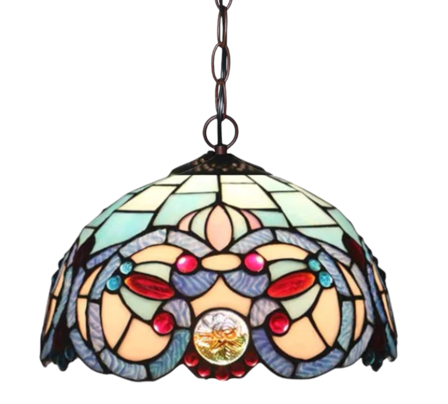 CDH 12" Tiffany Pendant Lamp 30cm shade (12089C)