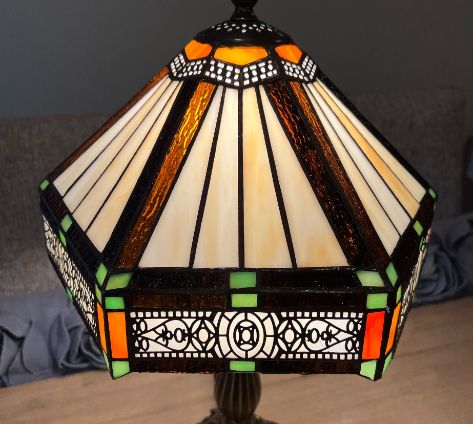 CDH 16" Tiffany Table Lamp 40cm Shade (15047)